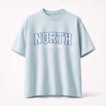 تیشرت باکسی مردانه آستین کوتاه طرح North Carolina - تصویر 6