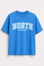 تیشرت باکسی مردانه آستین کوتاه طرح North Carolina - تصویر 3