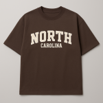 تیشرت باکسی مردانه آستین کوتاه طرح North Carolina - تصویر 2