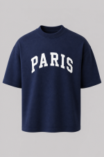 تیشرت باکسی مردانه paris - تصویر 3