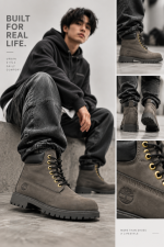 بوت تيمبرلند چرم طبيعي timberland - تصویر 5